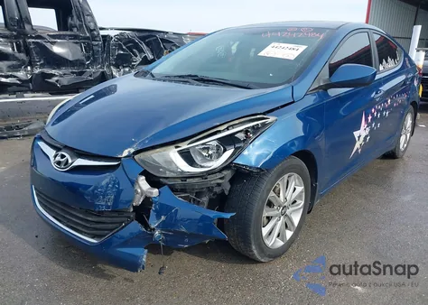 2016 Hyundai Elantra Se z USA, uszkodzony, nr VIN KMHDH4AE0GU503666